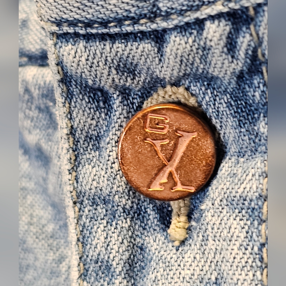 GX Vintage 90s Y2K Know Who You Are Jeans 30x30 Carpenter Baggy Wide Leg Jeans - Picture 6 of 15